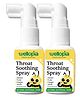 Wellopia Kids' Throat Soothing Spray, Ages 2+, 30 ml, 240 Sprays (Pack of 2)