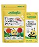 Wellopia Kids Throat Soothing POPS and Throat soothing Spray (Age 2+ years)