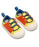 ONYC Velcro Closure Solid Sneaker Shoes With Lace Detailing  - Yellow