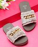 ONYC Slip On Supercomfy Fur Sliders - Grey