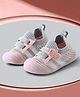 ONYC Velcro Closure Mesh Fabric Smooth Toddlers's First Step Shoes - Peach