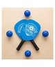 Kids Mandi Pickleball Set with 2 Wooden Paddles, 4 Indoor/Outdoor Balls & Carry Bag. Lightweight, Durable Rackets for Kids & Adults. Perfect Beginner kit for Family, Training & Active Fun. (Blue)