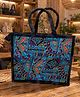 Yunicorn Max Handcrafted Ethnic Print Tote Bag for Women- Colour & Design may vary