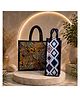 Yunicorn Max Eco Friendly Bag & Bottle Combo/ Handmade Tote Combo /Stylish Carry Bags Set - Large Size - Colour & Design may vary