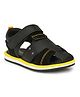 Tuskey Closed Toe Leather Sandals - Black