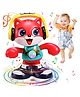YAMAMA Dancing Cat Toy with Lights And Music, Electric Cartoon Cat Toy with Talking, Walking, Dancing, Wagging Tail, Interactive Animal Plaything Toy Early Educational Toys for Kids - Multicolor