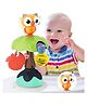YAMAMA Owl High Chair Rattle Toys with Suction Cups for Baby Toys, Early Educational Developmental Baby Tray Rattles Toy, Baby Sensory High Chair Toy - Color And Design May Vary