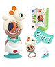 YAMAMA 2 in 1 Naughty Rabbit High Chair Rattle Toys with Suction Cups for Baby Toys, Early Educational Developmental Baby Tray Rattles Toy, Baby Sensory High Chair Toy - Multicolor