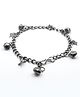 Pihoo Ghungru Embellished Bracelet - Silver