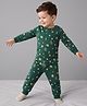 Babyoye Interlock Knit Full Sleeves Brushed Back Thermal Inner Wear Galapagos - Turquoise