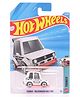 Hot Wheels Die Cast Free Wheel    172/250 Tooned Volkswagen Toy Car- White