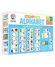 Ratnas Match & Learn Alphabet Jigsaw Puzzle | Educational Alphabet Learning Game | Sight Words & Vocabulary Activity for Kids - Multicolor