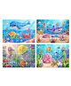 Ratnas 4 in 1 Ocean World Jigsaw Puzzle 35 Pieces - Multicolor