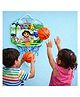 Ratnas Cartoon Dora Theme Basketball Set with Wall Mount Net & Ball - Multicolor