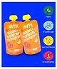 Happa Organic Baby Food Apple Mango & Multigrain Puree | 100% Fruits and Grains | No Sugar, Milk Powder, Preservatives | 2 Packs | 8M+ (100g Each)