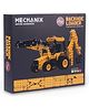 Mechanix Backhoe Loader 602-piece advanced set to build a large, detailed Backhoe Loader display model. - Yellow
