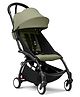 Yoyo Stokke YOYO3 Lightweight Compact Travel Stroller with Cabin-Friendly Folding, UPF 50+ Canopy & 5-Point Safety Harness - Black Olive