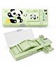 MANAKI ENTERPRISE  Panda Cute Cartoon Pencil Box for Kids | All-in-One Stationery Box with Calculator, Sharpener & Writing Pad | Large Capacity Plastic Pencil Case for School Boys & Girls