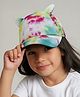 Vritraz Cotton Woven Cat Ears Designed Cap - Multi Colour - Circumference 52-56 Cm
