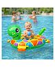 Fiddlerz Inflatable Swimming Float Tortoise Shape Ring Mat for Pool and Beach Water Swimming Ring Tube for Kids Summer Funny Pool Party Toys(Green)