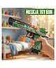 Fiddlerz Light and Sound Police Army Style Pistol Gun Toy with Moving Top Loader Telescopic Barrel and Target Projection Effect, Desert Eagle Pistol Pack of 1 (Random Color Dispatch)