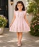 Aww Hunnie Woven Frill Sleeves Floral Printed Dress - Pink