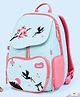 Basil 17 Inches Wander Bag 18-20 Litres School Backpack 4 Spacious Compartments for Grades 1 to 5 Sakura Bloom