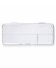 QIPS Transparent Pencil Box for Kids | Exam-Safe Clear Plastic Pencil Box | School & Board Exam Approved Stationery Organizer