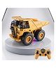 VikriDA Mini Dump Truck,10-Channel Remote Control Toy Cars with Light & Sounds Control Mini RC Construction Vehicle for Kids