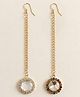 CHOKO Set Of 2 Stone Embellished Maang Teeka -  Golden Silver & White
