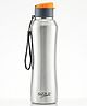 Sizzle Trekker Stainless Steel Sports Water Bottle 1000 ml | Single Wall, Leak Proof Flip Top Lid, Light Weight, BPA Free | For School, Office, Gym, Travelling | Orange