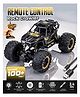 Fiddlerz Remote Control Car Toy for Kids | Rock Crawler Monster Truck Drift RC Car | 100+ft Range 2.4GHz Remote | Rechargeable Battery | Type-C USB | Off-Road Climbing Racing Car | Birthday Gift Black