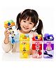Sanjary Cute Cartoon Kids Water Bottle with Straw, Leakproof Portable Sipper Bottle 500 ml+, Adjustable Carry Strap for School and Outdoor Travel color design may vary