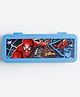 Marvel Spider-Man Puzzle Pencil Box with Number Lock - Blue| Spacious Compartment| Secure Closure| Ideal for School & Art Accessories| Writing & Geometry Materials