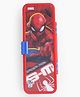Marvel Spider-Man Pencil Box with Clip Lock - Red| 2 Spacious Compartments with Built-In Stationery Organizer| Ideal for School & Art Accessories| Writing & Geometry Materials