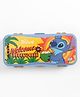 Disney Stitch Jumbo Pencil Box - Blue Yellow| 2 Spacious Compartments for Organized Stationery Storage| Ideal for School & Art Accessories| Writing & Geometry Materials