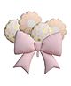 NEGOCIO 5 Pcs New Eco-Friendly Recyclable Matte Rainbow Star Aluminum Film Balloon Set Bowknot Design Birthday Parties Weddings Balloons- PACK OF 1- COLOR MAY VARY