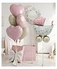 NEGOCIO 8 Pcs Vintage Pink Baby Stroller Oh Baby