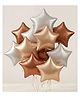 NEGOCIO 9 Pcs Star Shape Foil Helium Balloons for Wedding, Baby Shower Birthday Party Decorations- PACK OF 1- COLOR MAY VARY