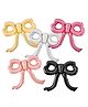 NEGOCIO 5 Pcs Bow Giant Foil Balloons for Baby Shower Bridal Engagement Wedding Bachelorette Party & Graduation Decorations- PACK OF 1- COLOR MAY VARY