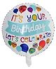 NEGOCIO Festive 'Let's Celebrate' Design - Perfect for Birthday Parties, Celebrations, Decorations | Party supplies Kit For Birthday Parties- PACK OF 1- COLOR MAY VARY