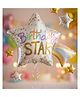 NEGOCIO Star Foil Balloons, Happy Birthday Balloons for Birthday Balloons for Decoration- PACK OF 1- COLOR MAY VARY