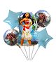 NEGOCIO Moana 5 Pcs Foil Balloons Party Supplier Moana Balloons for Kids Kids Birthday Baby Shower Moana Themd Party Decorations- PACK OF 1- COLOR MAY VARY