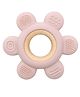 COZY VIBES Round Shape Bpa Free Silicone Ring Baby Soothing Rudder Teething Toy Baby Flower Teether for Newborn Toddler Babies- PACK OF 1- COLOR MAY VARY