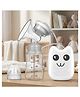 COZY VIBES Breast Pump Safe Milk Storage Bottle Control Milk Suction and Breast Massager Breast Care with Lid for Baby Breastfeeding & accessories - PACK OF 1 - COLOR MAY VARY