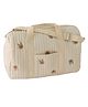 COZY VIBES Large Maternity Bag Diaper for Maternal Mommy Embroidery Cotton Shoulder Nappy Bag New Born Tote Bag Teddy Bear Pattern - Pack of 1 - Color May Vary