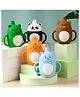 COZY VIBES 200 ml Silicone Spout Sippy Cup with Twin Handle, Spill Proof Spout Sipper with Ergonomic Design for Toddlers and Preschoolers - PACK OF 1 - COLOR MAY VARY