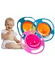 COZY VIBES Anti Spil Bowl Spill-Proof Bowls with Lid Baby Food Feeding 360 Rotate Balance Bowls - PACK OF 1 - COLOR MAY VARY