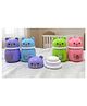 COZY VIBES Baby Powder Puff with Opaque Container Soft Feather Sponge Powder Applicator for Newborn & Infant Mess-Free, Leak-Proof, Baby-Safe Design - PACK OF 1 - COLOR MAY VARY
