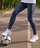 Trainiks Knit Solid Leggings - Blue